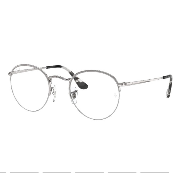 Ray Ban RB3947V Half Rim Silver Eyeglasses (51-22-145) - Picture 1 of 3